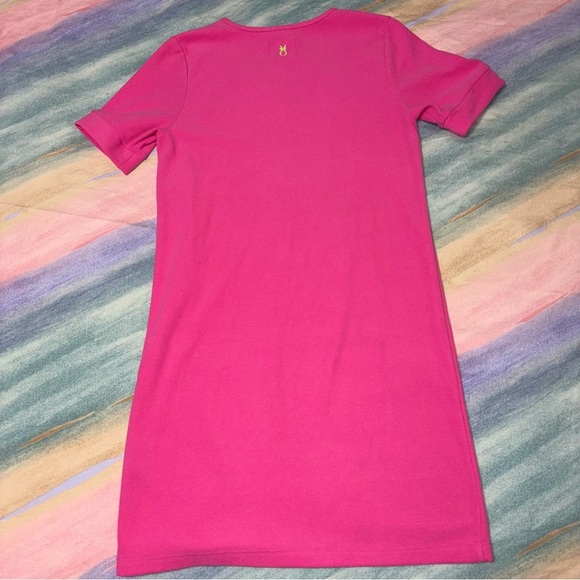 Dudley Stephens Pink Terry Fleece Dress size M - Picture 5 of 8
